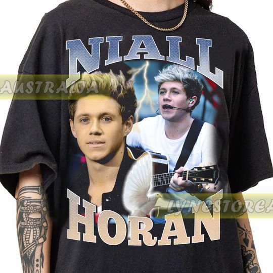 Discover Limited Niall Horan 90s Vintage Bootleg Style Rap T-Shirt, Niall Horan T-Shirt