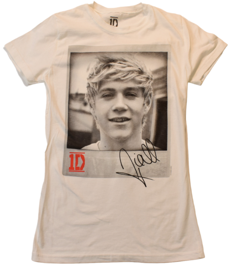 Discover One Direction Juniors Niall Horan White Shirt