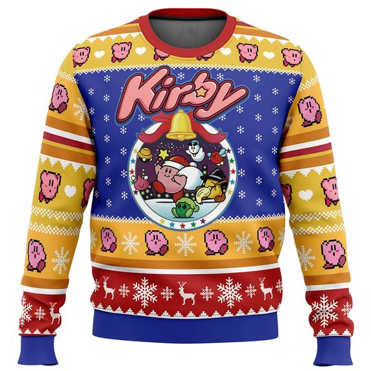 Discover Pink Video Game Series Ugly Christmas Sweater, Xmas