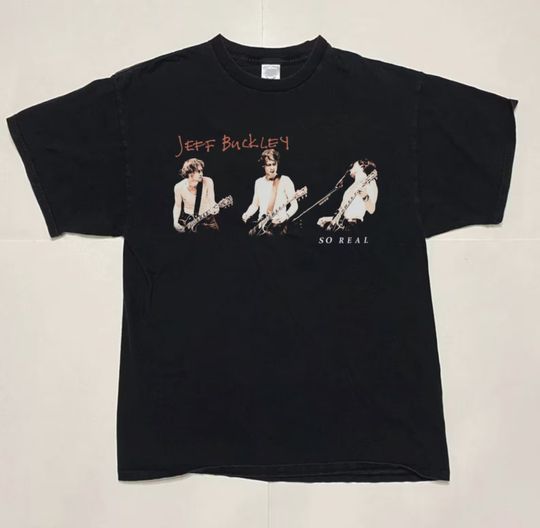 Discover 1994 Jeff Buckley So Real Unisex Black Shirt