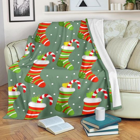 Discover Christmas Fleece Throw Blanket