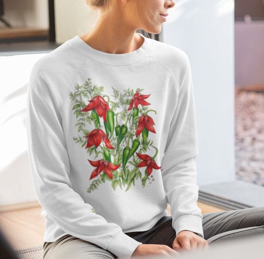 Discover Chili Pepper Cottage Core Sweater, Cozy Sweatshirt