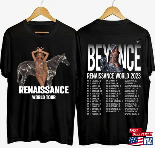 Discover Beyonce Renaissance World Tour 2023 2Sides Shirt