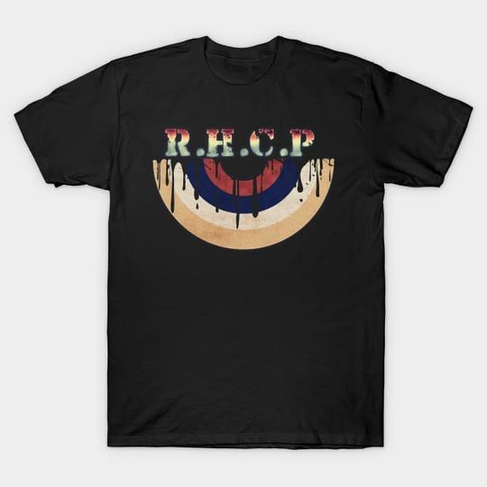 Discover Melted Vinyl - Red hot - Red Hot Chilli Peppers - T-Shirt