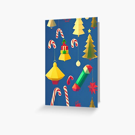 Discover Christmas theme Greeting Card