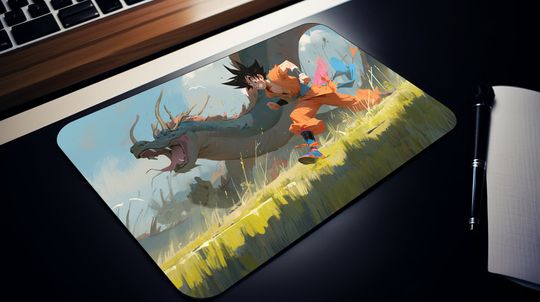 Discover Artful Mouse Pad, Goku, Dragon Ballz Custom, Dragon Ballz, Goku