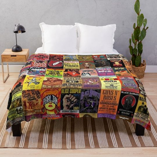Discover Rock Band   Throw Blanket