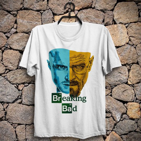 Discover Unisex Cotton T-Shirt Breaking bad Walter White Heisenberg Bryan