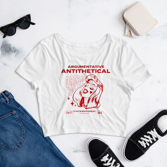 Discover Hits Different Inspired Crop Top