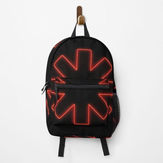Discover red black circle Backpack