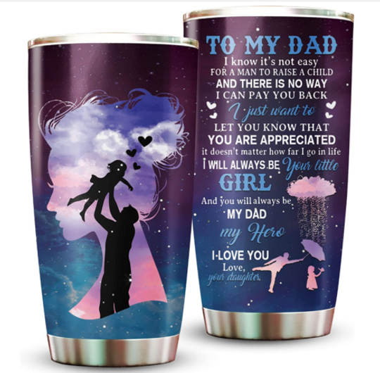 Discover Personalized 20oz Tumbler Gift for Dad