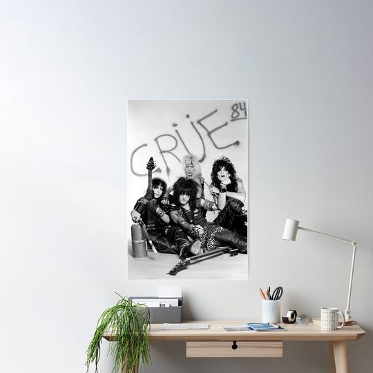 Discover Motley Crue Heavy Metal Rock Poster