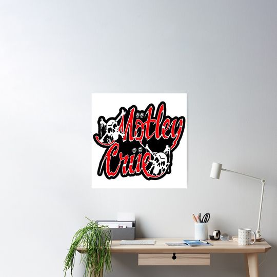 Discover Motley Crue Heavy Metal Rock Poster