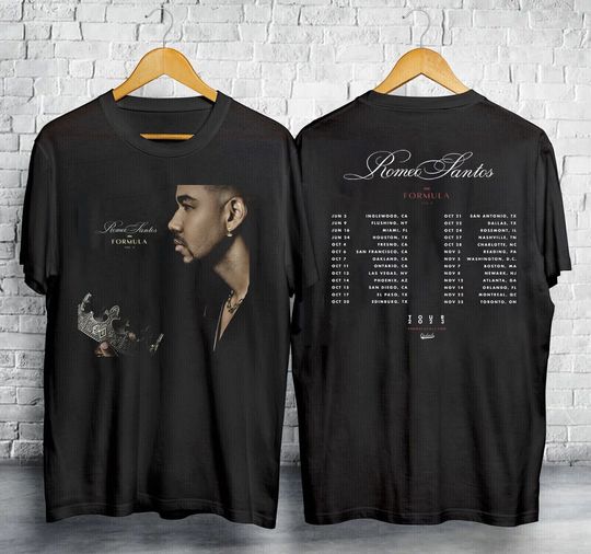 Discover RARE!! Romeo Santos 2023 Tour Formula Vol3 Shirt