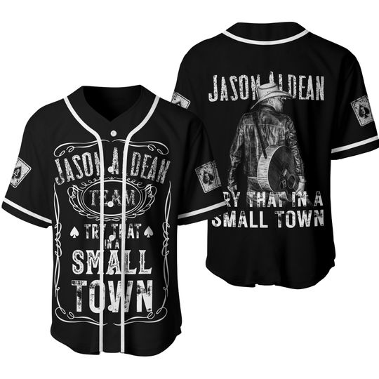 Discover Vintage Try That In A Small Town Baseball Jersey