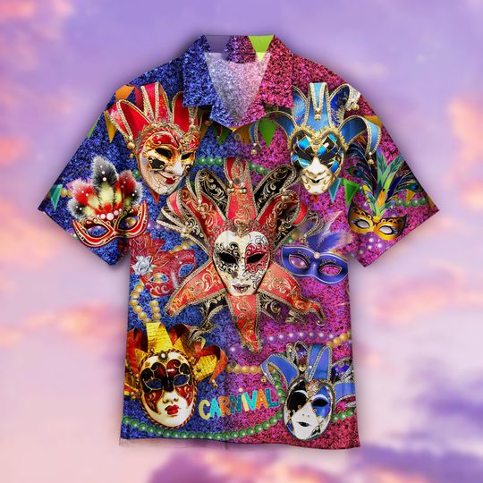 Discover Happy Mardi Gras Hawaiian Shirt, Fleur De Lis Gift