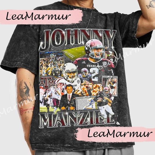 Discover Johnny Manziel Vintage Style Bootleg T-Shirt, Johnny Manziel Shirt
