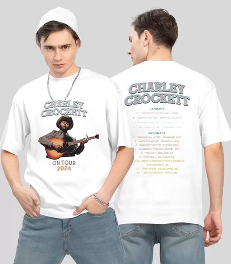 Discover Charley Crockett 2024 Tour Shirt, Charley Crockett Fan