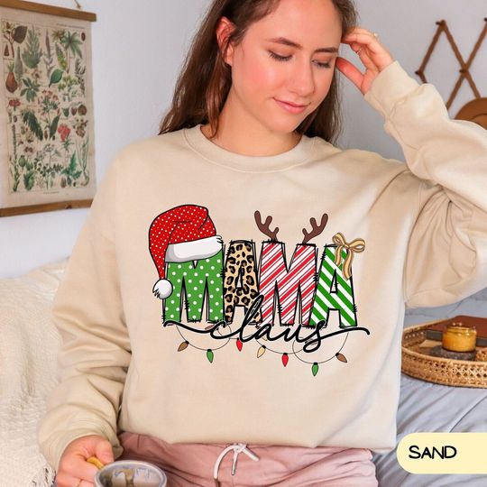Discover Mama Claus Christmas Sweatshirt