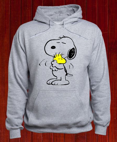 Discover Snoopy Hug Woodstock Hoodie