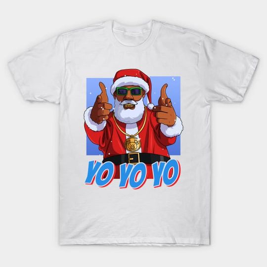 Discover Black Santa Claus Hip Hop Christmas - Black Santa Claus - T-Shirt