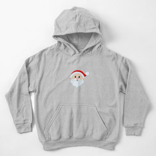 Discover Cute Santa Claus  Kids Pullover Hoodie