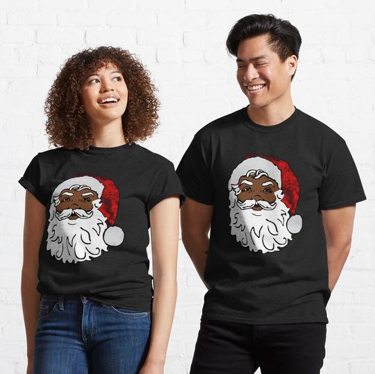 Discover african black santa christmas  Classic T-Shirt