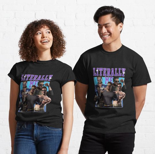 Discover Johnny Cage is Literally me Classic T-Shirt, Johnny Cage Vintage Bootleg Shirt