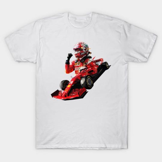 Discover Charles Leclerc Low Poly Art - Charles Leclerc - T-Shirt