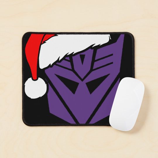 Discover Transformers - Men's Transformers Christmas Decepticons Santa Hat Mouse Pad