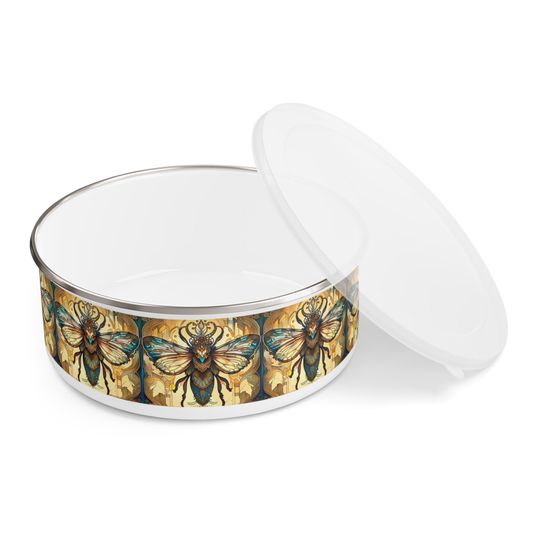 Discover Cicada Enamel Bowl