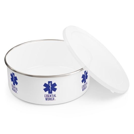 Discover Paramedics Enamel Bowl, Paramedic Appreciation Gift, Medic Graduation Gift