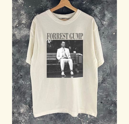 Discover Forrest Gump Movie Shirt, Forrest Gump Shirt, Vintage Tshirt, Cult Movie Shirt
