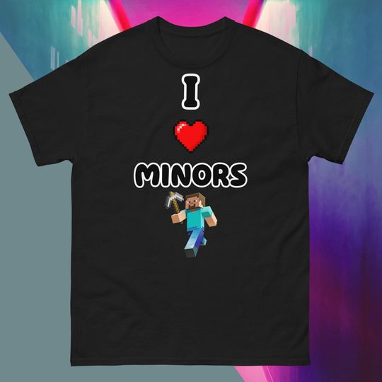 Discover I love minors men's t-shirt , Gaming Family Matching