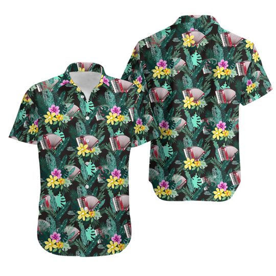 Discover Accordion Hawaiian Shirt