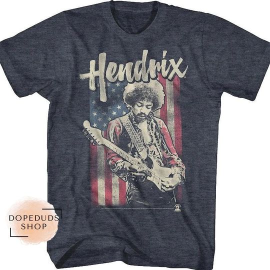 Discover American Flag Jimi Hendrix T-Shirt