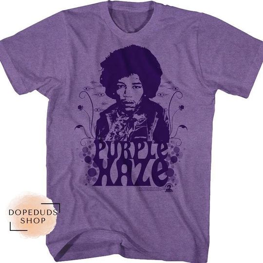 Discover Jimi Hendrix Shirt, Purple Haze Shirt, Jimi Hendrix Rock Roll Shirt