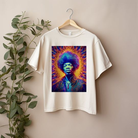 Discover Jimi Hendrix Shirt, Vintage Tee, Jimi Hendrix Boho Tee Shirt, Graphic Tee
