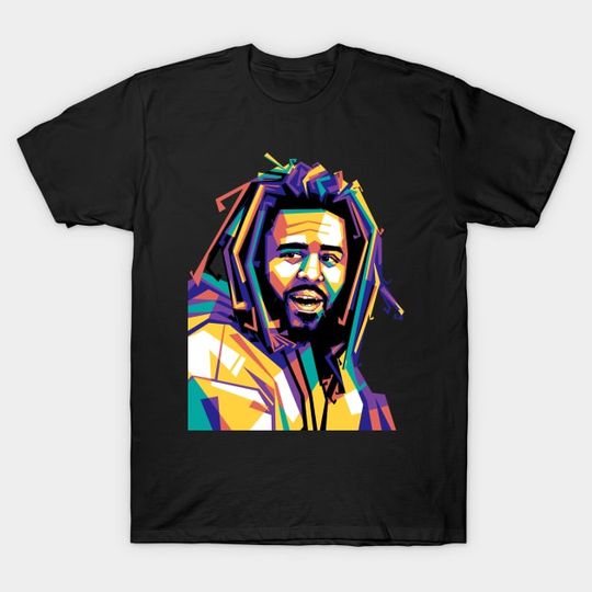 Discover American Rapper J Cole WPAP Pop Art - Rapper - T-Shirt