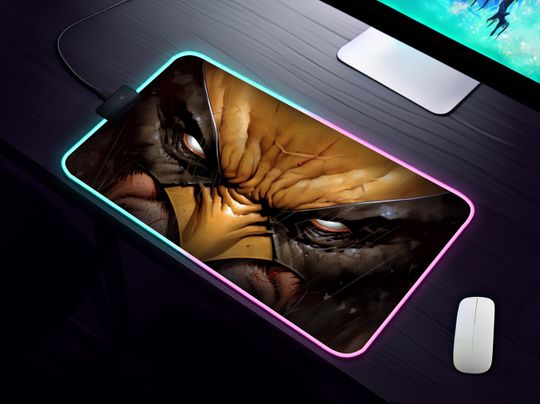 Discover Wolverine LED RGB Mouse Pad