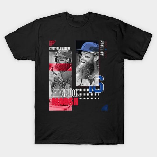 Discover Brandon Marsh baseball Paper Poster Phillies T-Shirt