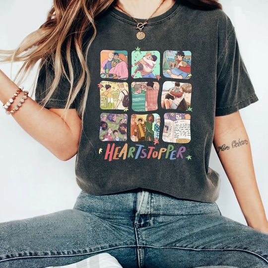 Discover Heartstopper Shirt, Nick and Charlie Shirt, Heartstopper Leaves LGBTQ Pride