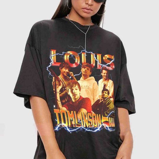Discover Vintage Louis Tomlinson Shirt, Louis Tomlinson Bootleg Shirt