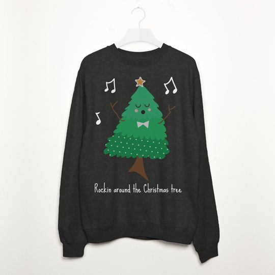 Discover Rockin Around The Christmas Tree Sweatshirt
