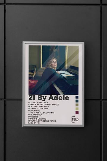 Discover Adele Album Poster | 21 Album Poster