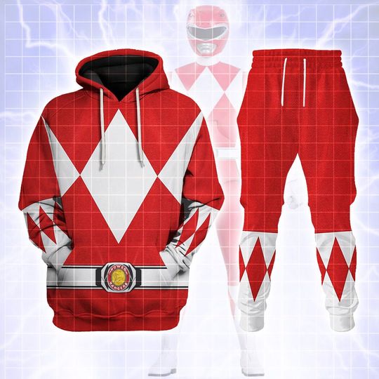 Discover Costume Red Ranger Outfit, Power Rangers Cosplay Costume