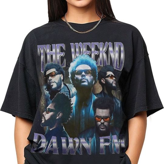 Discover Weeknds Merch Tour T-shirt Hip Hop Pop Music Tee