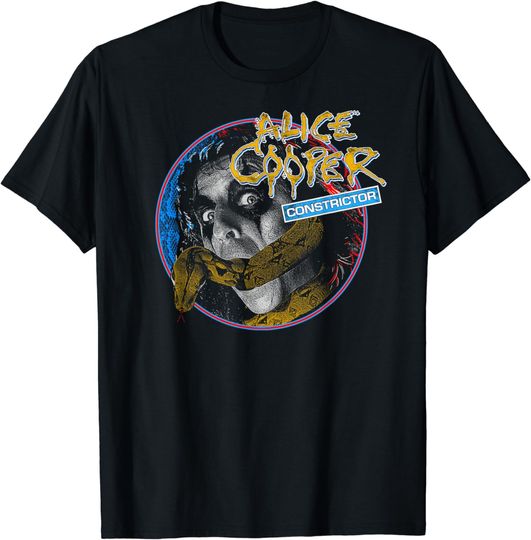 Discover Alice Cooper Constrictor T-Shirt, School's Out Vintage T-Shirt