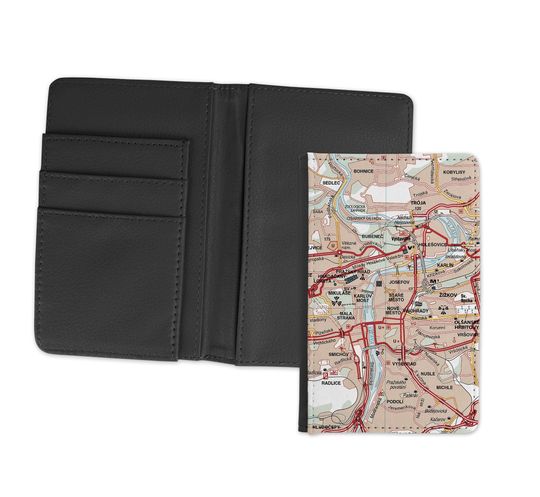 Discover Prague Map Passport Cover
