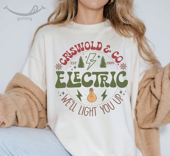 Discover Griswold Electric Sweatshirt, Clark Griswold Shirt, Christmas Movie